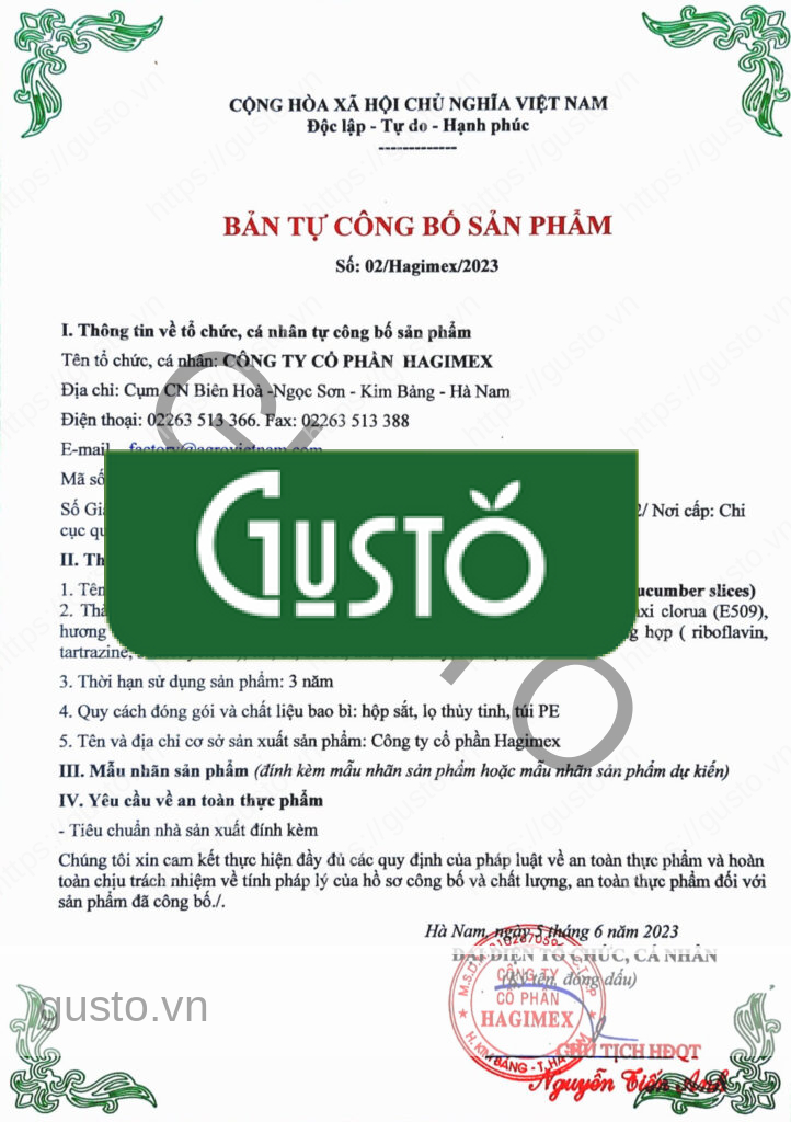 Công bố sản phẩm